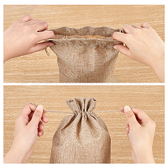 Burlap Packing Pouches Drawstring Bags&nbsp;ABAG-BC0001-23