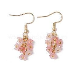 Acrylic Flower Dangle Earrings&nbsp;EJEW-JE06395