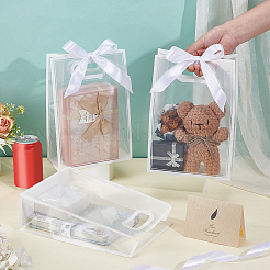 Rectangle PP Plastic Storage Tote Bags&nbsp;ABAG-WH0046-60A