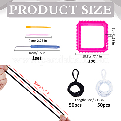 1Pc Square Plastic Elastic Cord Braiding Machine&nbsp;DIY-ME0003-37