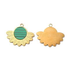 Synthetic Malachite Pendants&nbsp;STAS-A080-05G