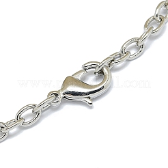 Natural Amethyst Necklaces&nbsp;NJEW-C049-01A-P