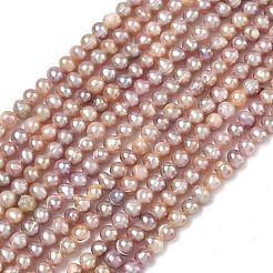 Natural Cultured Freshwater Pearl Beads Strands&nbsp;PEAR-L034-09D