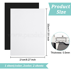 2 Sheets 2 Colors PVC Transparent Film Lighting Gel Filter&nbsp;DIY-OC0010-18