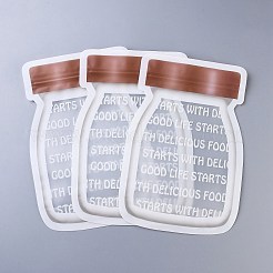 Reusable Bottle Shape Zipper Sealed Bags&nbsp;LS-OPP-Z001-05-B