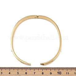 201 Stainless Steel with Rhinestone Bangles for Women&nbsp;X-BJEW-B138-04G