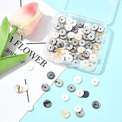 80Pcs 2 Colors Dyed Natural Shell Bead Spacers&nbsp;SHEL-FS0001-11