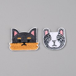 Polyester Computerized Embroidery Cloth Iron on/Sew on Patches&nbsp;DIY-CJC0004-03