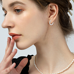 8Pcs Brass Clip-on Earrings for Women Men&nbsp;KK-SC0008-15B