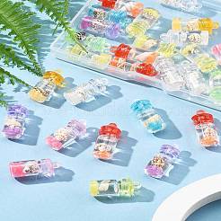 30Pcs Luminous Epoxy Resin Pendants&nbsp;RESI-FS0002-14