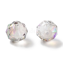 Electroplate Round Glass Beads &nbsp;EGLA-A043-01-HR01