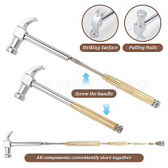 Brass & Iron Hammer Set&nbsp;TOOL-WH0030-07G