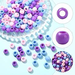 180Pcs 3 Colors Opaque Acrylic European Beads Beads&nbsp;SACR-FS0001-53