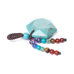 Chakra Hanging Ornament&nbsp;HJEW-K032-05G