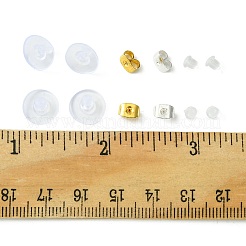 400Pcs 4 Style Iron & Plastic Ear Nuts&nbsp;FIND-FS0001-87