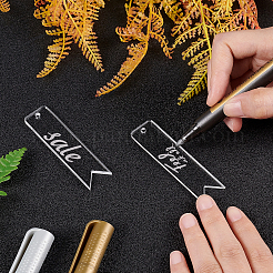 DIY Vertical Flag Acrylic Blank Pendant Keychain Making Kits&nbsp;DIY-BC0001-64A