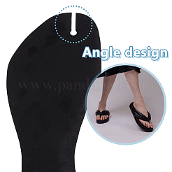4 Pairs 2 Styles Cloth & Silicone Self-Adhesive Heel Grips&nbsp;AJEW-AR0005-43A