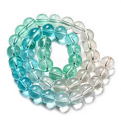 Dyed & Heated Synthetic Quartz Beads Strands&nbsp;G-P502-01C-01