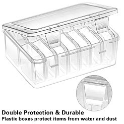 Rectangle PP Plastic Bead Organizer Storage Boxes&nbsp;PW-WG49079-01