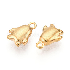 Ion Plating(IP) 304 Stainless Steel Charms&nbsp;STAS-N110-09G