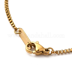304 Stainless Steel Fox Pendants Necklaces&nbsp;NJEW-M197-01G