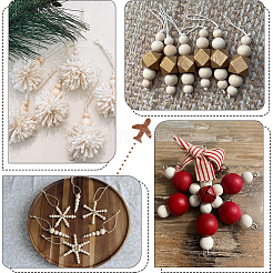 300Pcs 10 Styles Wood European Beads&nbsp;WOOD-SP0001-48