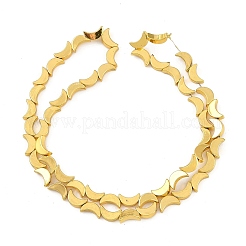 Electroplated Synthetic Non-magnetic Hematite Beads Strands&nbsp;X-G-C156-03G