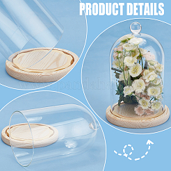 Glass Dome Cover&nbsp;DJEW-WH0043-36
