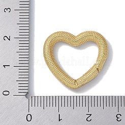 Rack Plating Brass Micro Pave Cubic Zirconia Twister Clasps&nbsp;KK-NH0002-10G-01