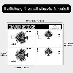 PVC Plastic Waterproof Card Stickers&nbsp;DIY-WH20044-005