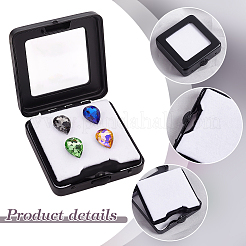 Rectangle Iron Loose Diamond Display Boxes&nbsp;CON-WH0086-068B-01