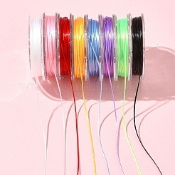 8 Rolls 8 Colors Strong Stretchy Beading Elastic Thread&nbsp;EW-FS0001-02