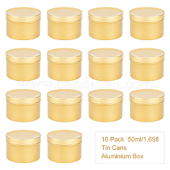Aluminium Jar&nbsp;CON-WH0076-76G