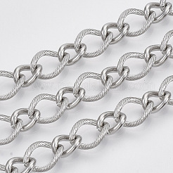 Tarnish Resistant 304 Stainless Steel Curb Chains&nbsp;STAS-R100-30