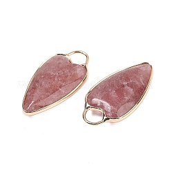 Natural Strawberry Quartz Pendants&nbsp;G-G193-02G-03