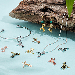 250Pcs 5 Colors Zinc Alloy Pendants&nbsp;FIND-GA0008-61