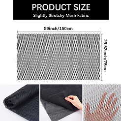 Polyester Mesh Fabric&nbsp;DIY-WH20002-182A-01