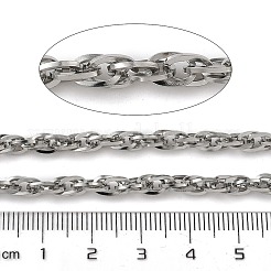 304 Stainless Steel Rope Chains&nbsp;CHS-H025-16P-03