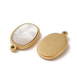 304 Stainless Steel with Shell Pendants&nbsp;STAS-L022-330G