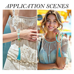 Silicone Beaded Wristlet Keychains&nbsp;KEYC-TAC00064