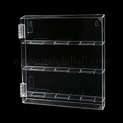 3-Tier Transparent Acrylic Wall-mounted Storage Box&nbsp;AJEW-WH0709-627