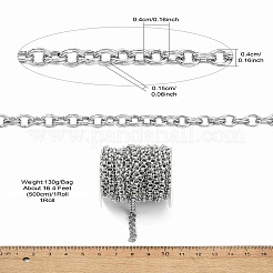 5M 304 Stainless Steel Rolo Chains&nbsp;CHS-CJ0001-35