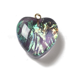 Transparent Resin Pendants&nbsp;LS-RESI-F035-02E