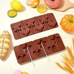 2Pcs Heart & Star DIY Food Grade Silicone Molds&nbsp;SIL-CJ0002-17