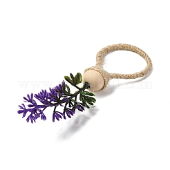 Jute Twine Napkin Rings&nbsp;AJEW-U016-01B