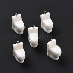 Opaque Resin Pendants&nbsp;RESI-D057-11P