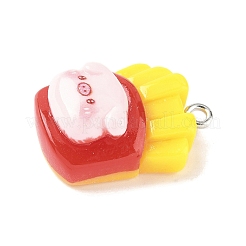 Cute Pig Theme Opaque Resin Pendants&nbsp;RESI-V005-007C