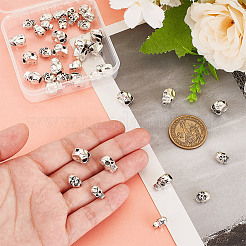 40Pcs 4 Styles Halloween Theme Tibetan Style Alloy Beads&nbsp;FIND-HY0003-85