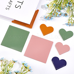 16Pcs 16 Style PU Imitation Leather Bookmarks&nbsp;FIND-GL0001-38