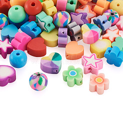 240Pcs 8 Styles Handmade Polymer Clay Beads&nbsp;CLAY-CD0001-07